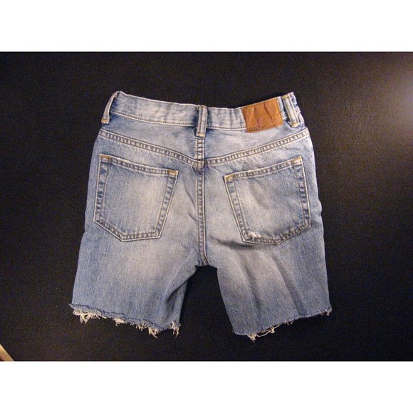 GAP Kids 1969 CUTOFF JEANS SHORTS Cut Off W 24 MEASURED Daisy Dukes Low Rise - Picture 2 of 12
